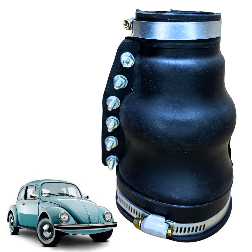 Coifa Guarda Pó Aberto Eixo Compatível Com VW Fusca Ano 1959 à 1986 Com Parafuso e Abraçadeira