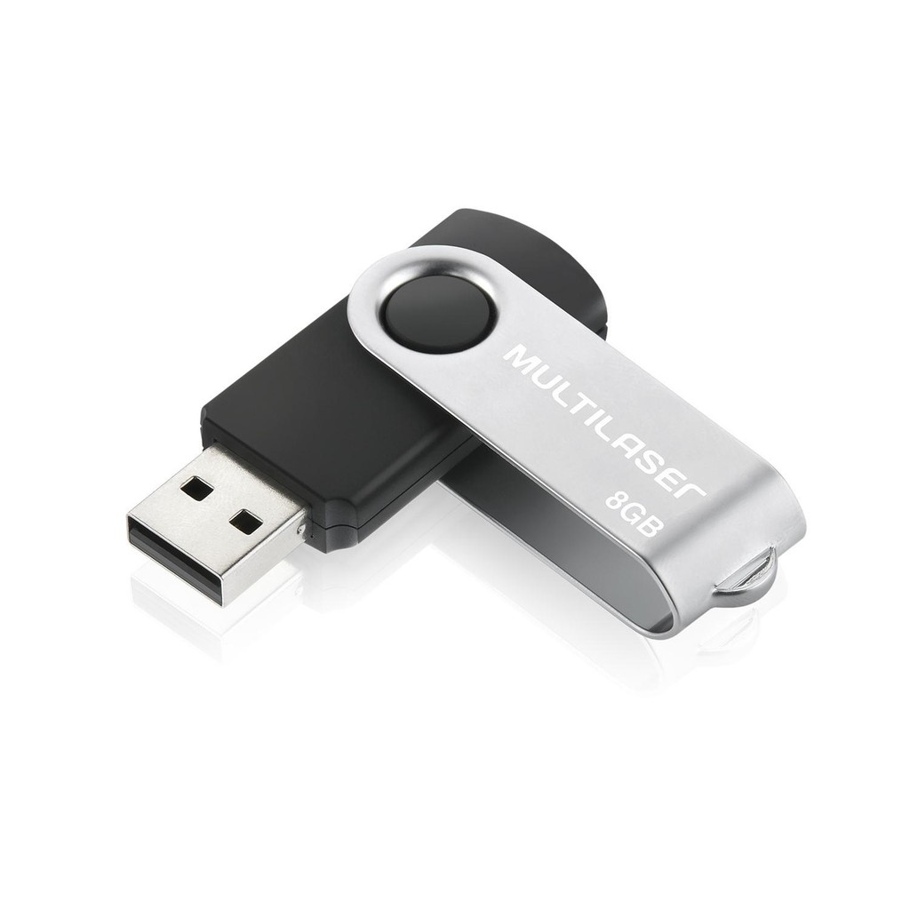 Pen Drive 8GB Multilaser USB 2.0