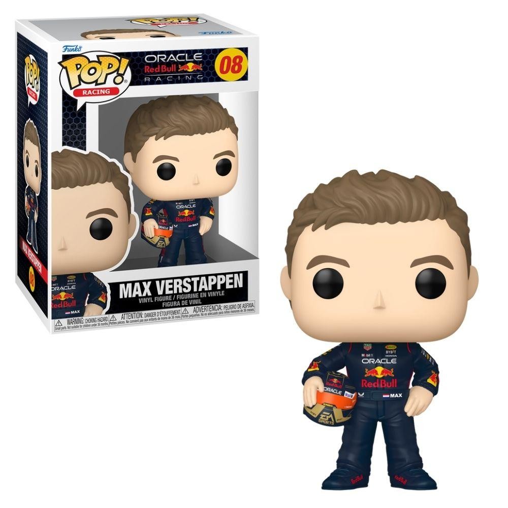 Boneco Funko Pop! Racing - Max Verstappen com Capacete em Oferta na Shopee