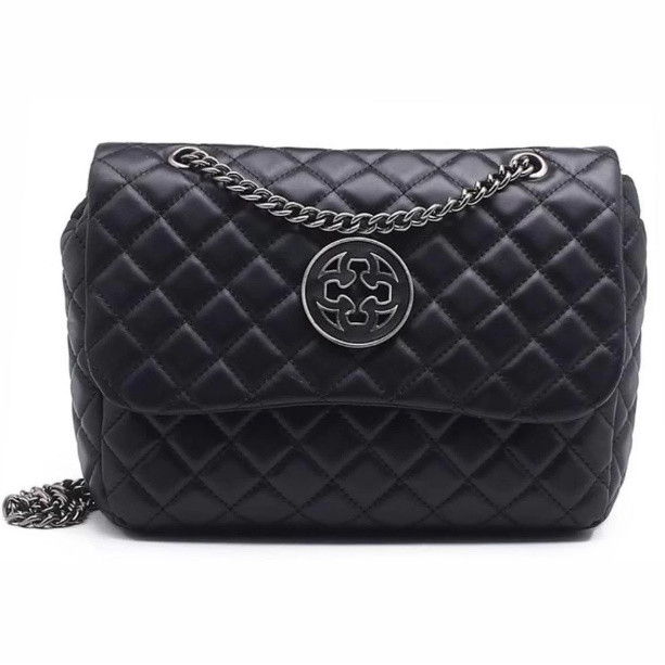 Bolsa Capodarte Feminina Tiracolo Preto Velutto Original 4601571