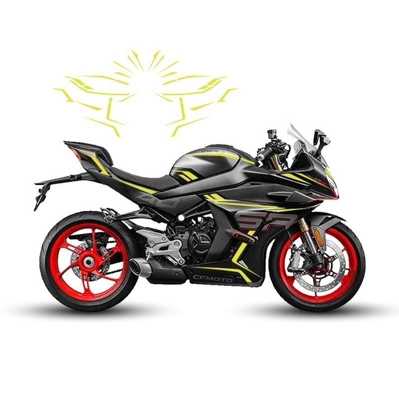 Adequado Para 23 Primavera Vento 450srs Adesivos Motocicleta Latte Arte Cicatriz-Cobrindo Versão Decorativa Desenho Film