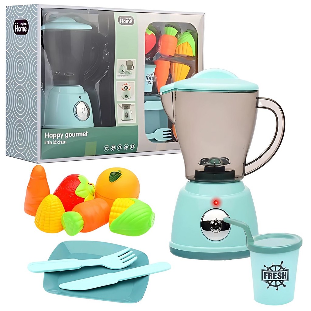 Liquidificador Brinquedo Infantil Interativo Helice Gira Luz Acessórios Castela em Oferta na Shopee
