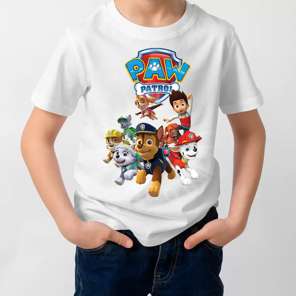 Camiseta Infantil Patrulha Canina Desenho Criança Filme