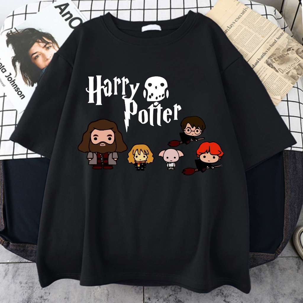 Camiseta Masculina Blusa Feminina Potter Ha Grid Her Mione Dobby Unissex 100% Algodão Prem...