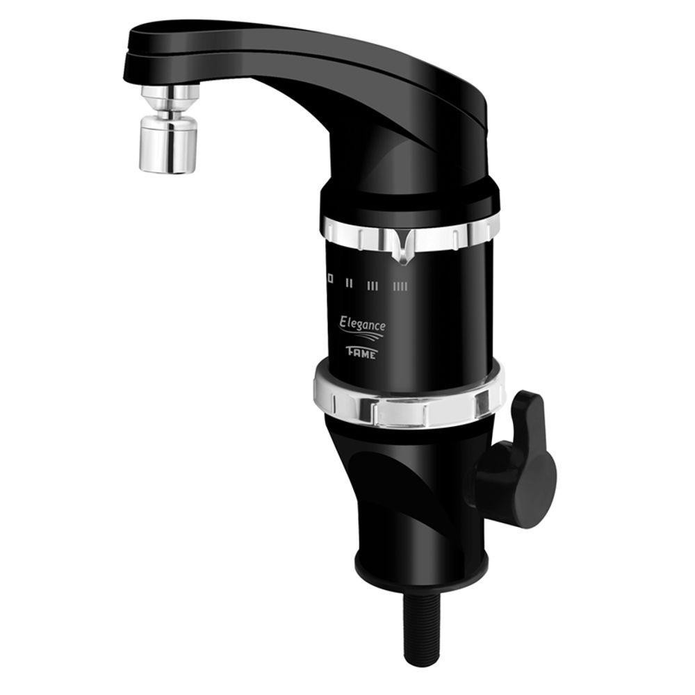 Torneira Elétrica Fame Elegance 4 Temperaturas De Bancada Preta 127v - Home & Living