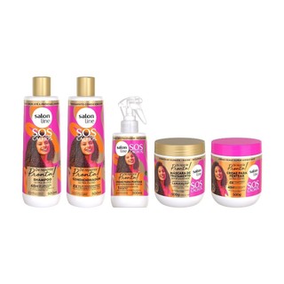 Kit Shampoo + Condicionador + Máscara Antiporosidade e Cremes para Pentear SOS Cachos De Repente Pronta! em Oferta na Shopee