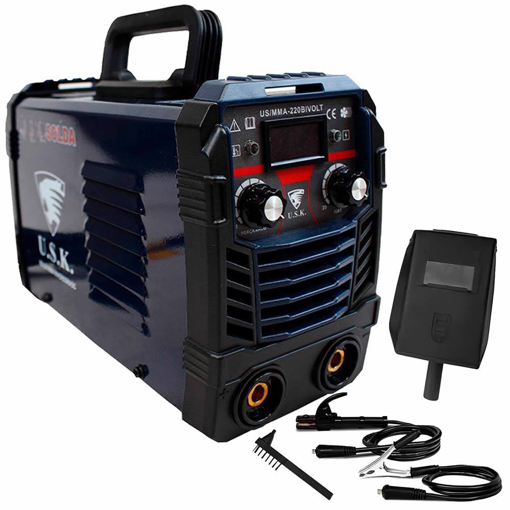 Máquina de Solda Inversora Digital US/MMA-220 Bivolt USK