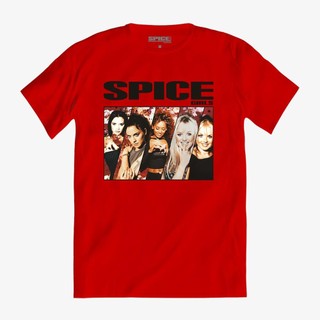 Camiseta Spice Girls - Group Red Tee em Oferta na Shopee