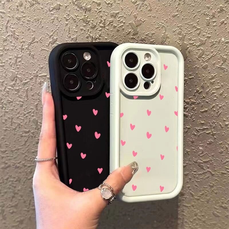 Capa De Coração De Amor Rosa Para Motorola MOTO Edge 40 50 60 Pro Fusion Ultra G85 G35 G75 G05 G84 G15 G34 G54 G24 G14 G em Oferta na Shopee