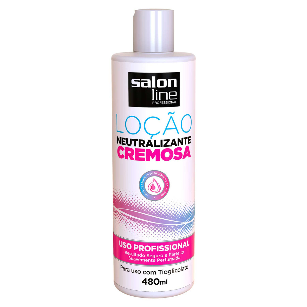 Loção Neutralizante Cremosa Profissional Salon line 480ml em Oferta na Shopee