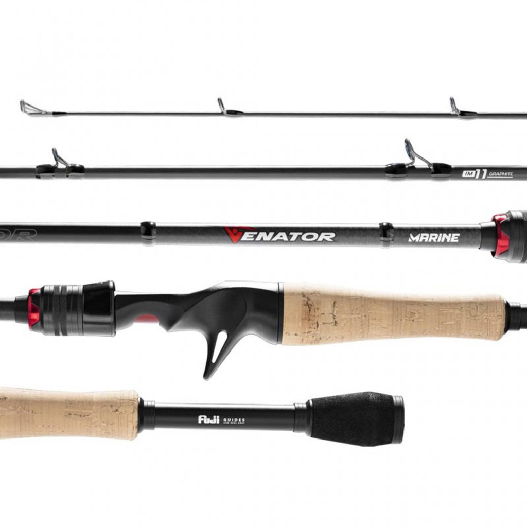 Vara de Pesca Marine Venator VNT-C582MF 1,73m 12-17lb 2 Partes para Carretilha
