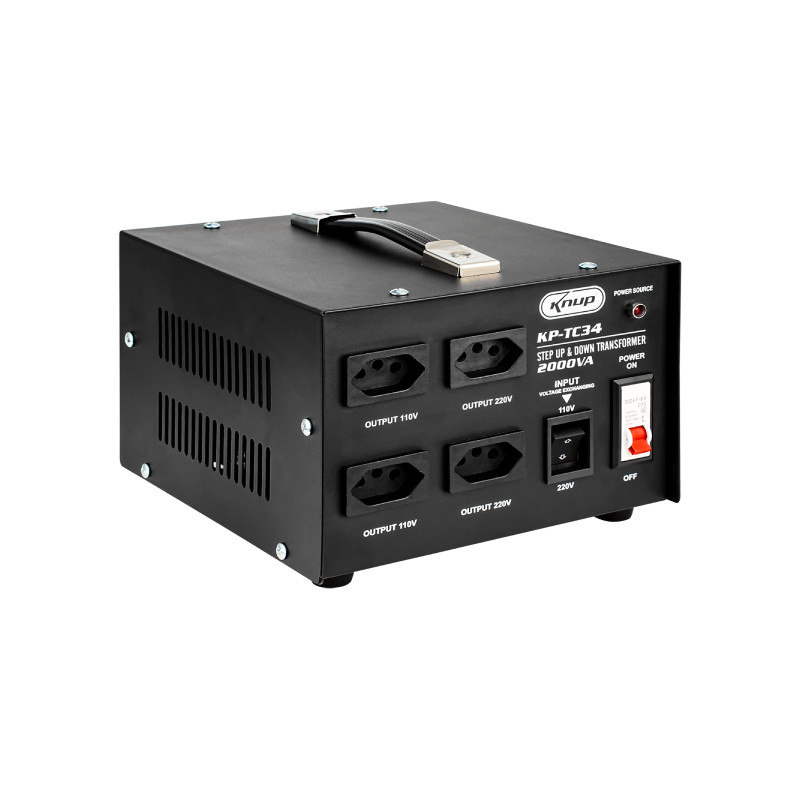 Transformador 2000VA Bivolt 110V-220V Knup KP-TC34 em Oferta na Shopee