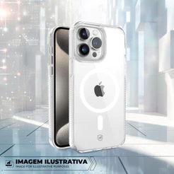 Capa Case Capinha Anti-Slip MagSafe Gshield para iPhone Transparente – Premium Anti-Derrapante