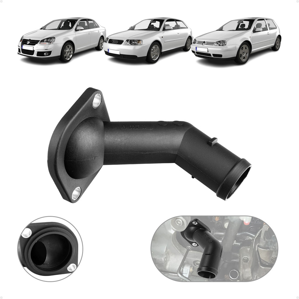 FLANGE VÁLVULA TERMOSTÁTICA AUDI A3 1996 A 2013 GOLF 1997 A 2013 BORA 1998 A 2006 JETTA 2005 A 2010 em Oferta na Shopee