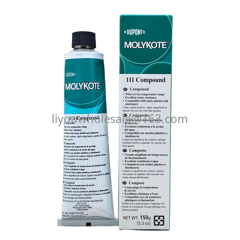 Lubrificante de válvula Dow Corning 111 MOLYKOTE Molik 111 Graxa de Silicone de grau alimentício Graxa de vedação de ane