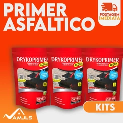 Primer Manta Liquida Asfáltico Base Água Kit Com 6 Unidades - Dryko 1L