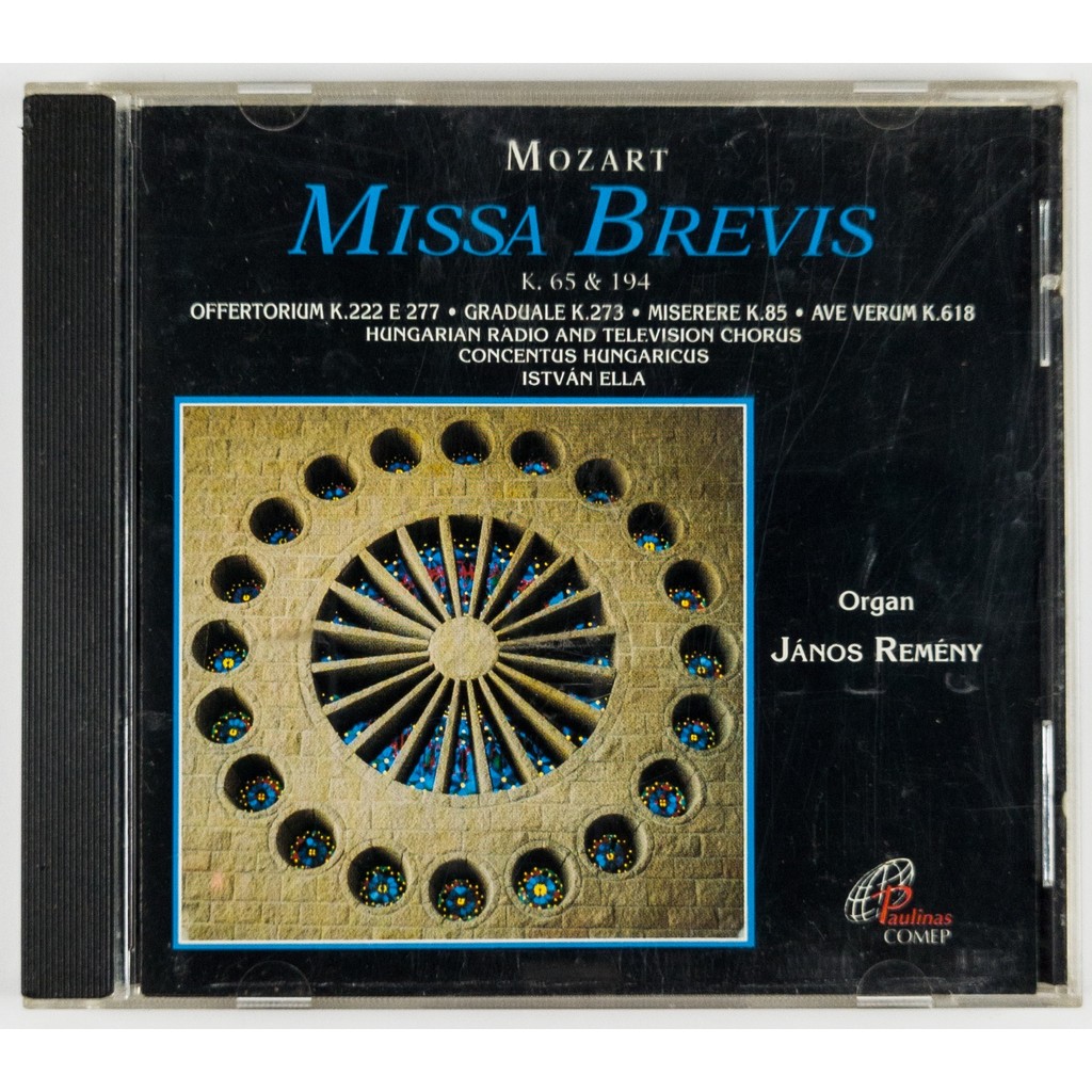 CD Mozart Missa Brevis K 65 194 Istvan Ella