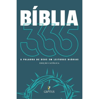Biblia 365 | NVT | Letra Normal | Brochura | Capa Verde |  Edição Católica em Oferta na Shopee