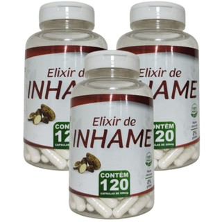 Elixir de inhame 100% natural 120 capsulas de 500 mg natuervas em Oferta na Shopee