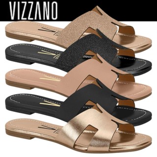 Rasteira Slide Chinelo Feminino  Vizzano Glitter Delicado ORIGINAL