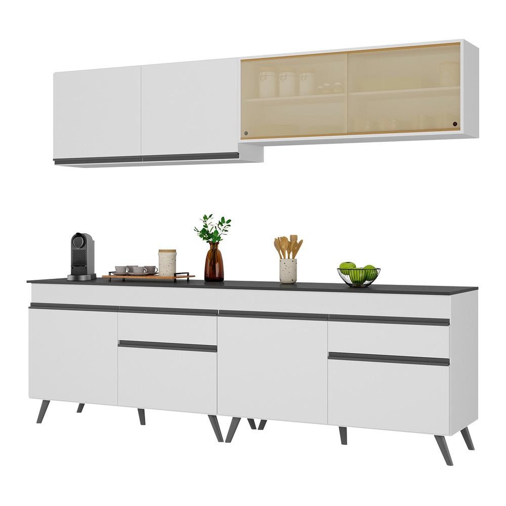 Armário de Cozinha Compacta 240cm Veneza Multimóveis V3696 - Home & Living