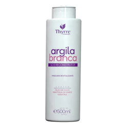 Mascara Argila Branca 500g S.O.S Tratamento Anti-Emborrachamento Profissional Thyrre Cosmetics