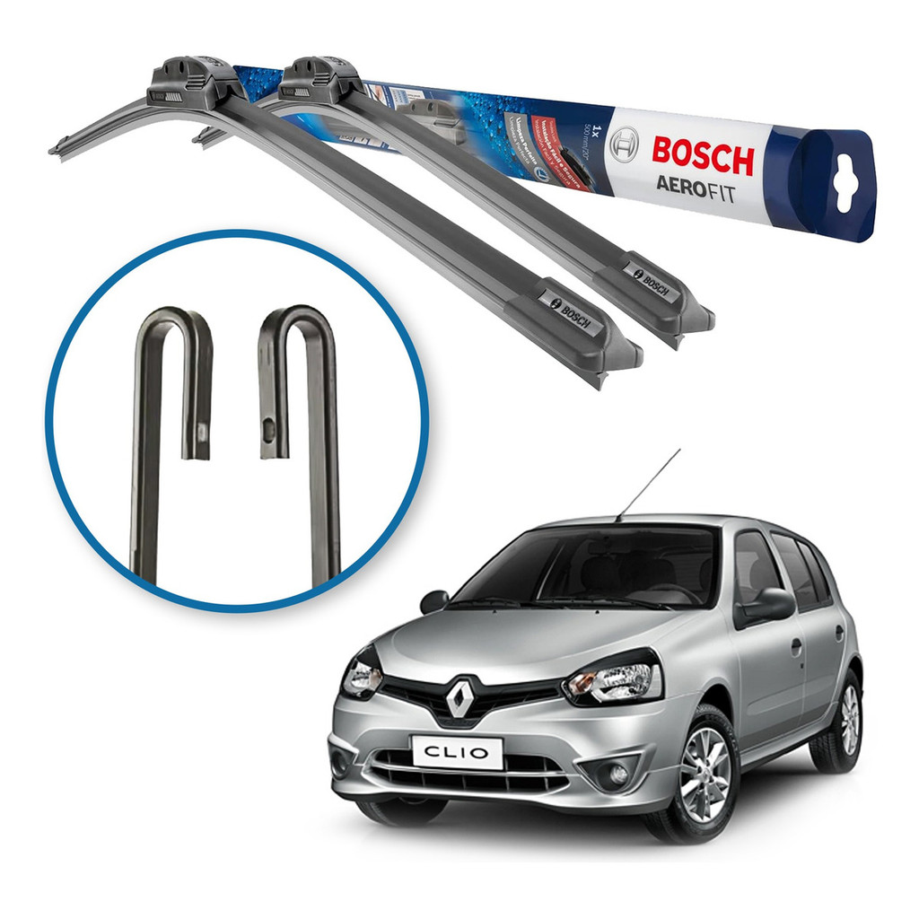 Palheta Limpador Parabrisa Original Bosch Renault Clio 1999 A 2017 em Oferta na Shopee