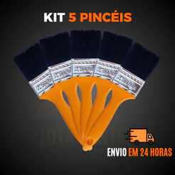 Kit Pincel Trincha Pintura 2 Polegadas Profissional