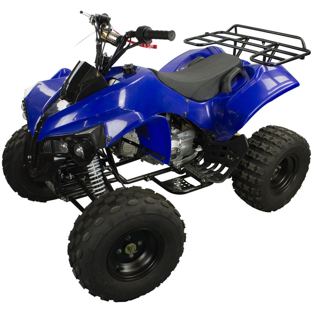 Quadriciclo Atv 125cc Gasolina P Elétrica com Ré 0 km Freio a Disco 4T - TATV125 - Azul