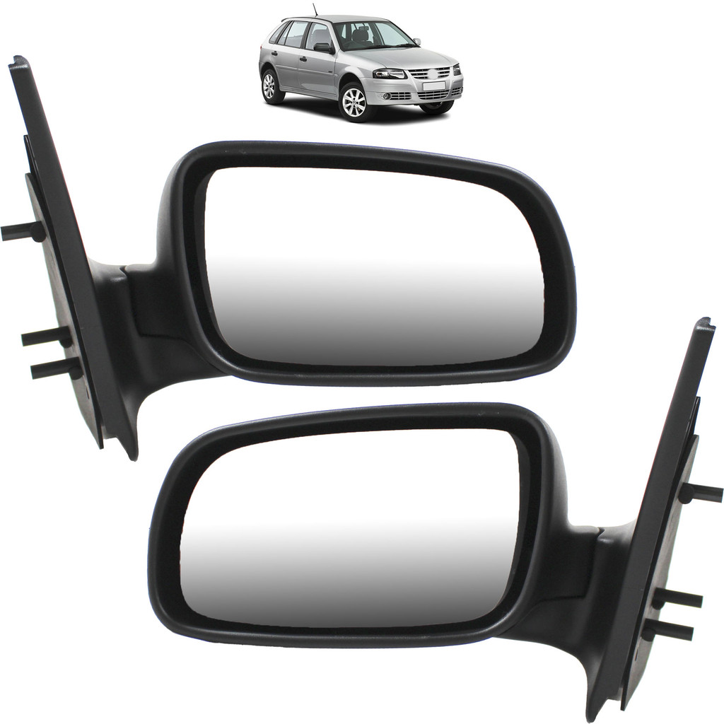 Retrovisor Gol 4 Portas 1999 2000 2001 02 03 04 05 06 07 08 Sem Controle
