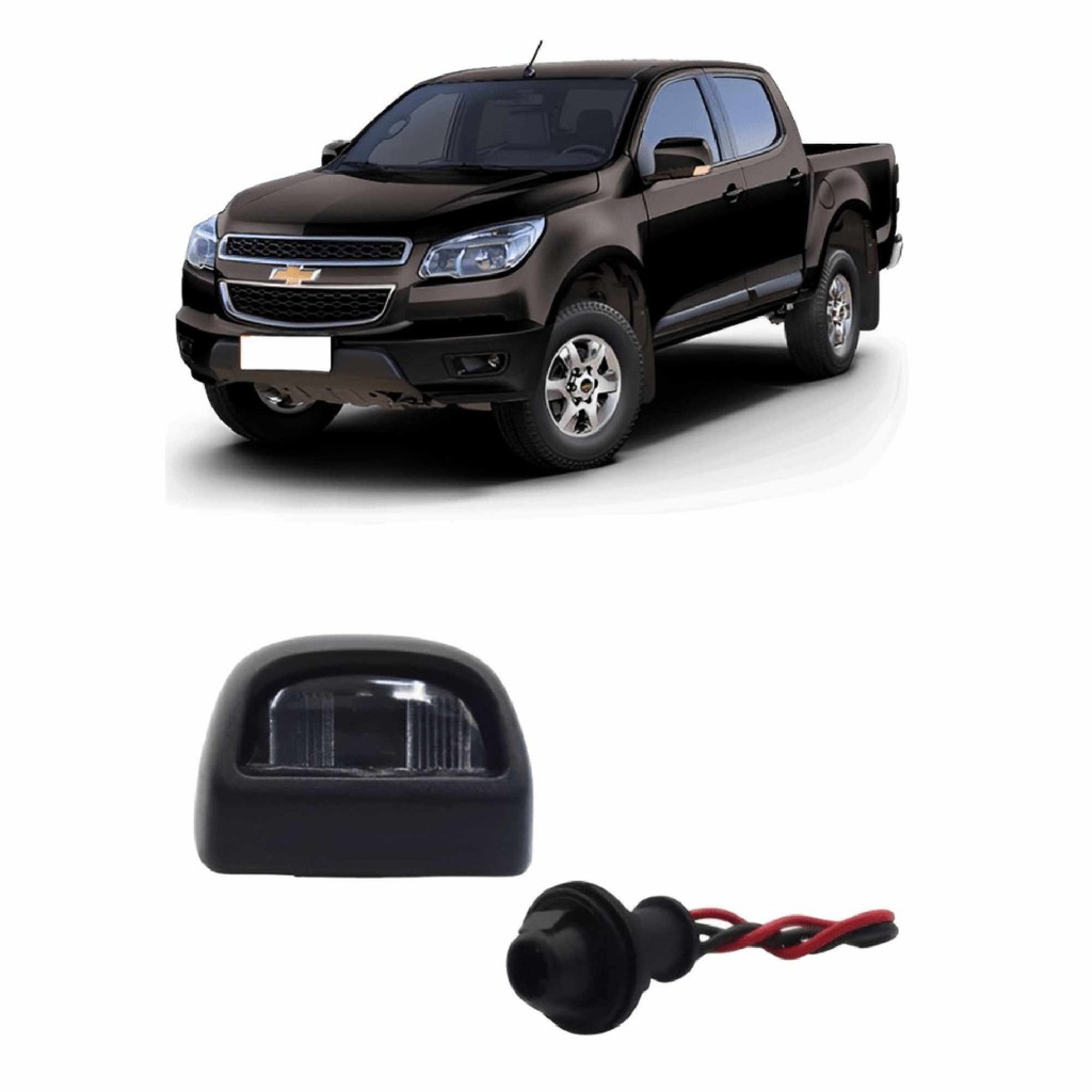 Lanterna Placa Com Soquete S10 2013 2014 2015 2016 2017 2018 em Oferta na Shopee