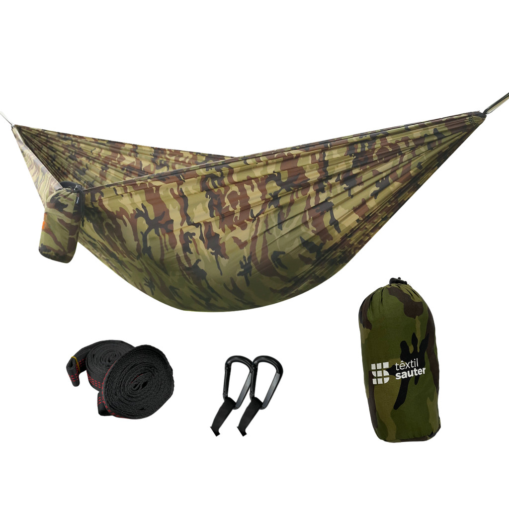 REDE DESCANSO CAMUFLADA VERDE 270X140CM IMPERMEAVEL CASAL ATE 250KG VARANDA JARDIM em Oferta na Shopee