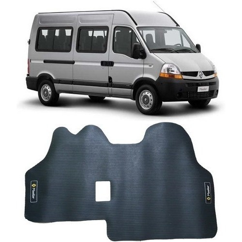 Tapete 2 Peças Pvc Emborrachado  Renault Van Master Câmbio Baixo 2004 05 06 ... 09 10 2011