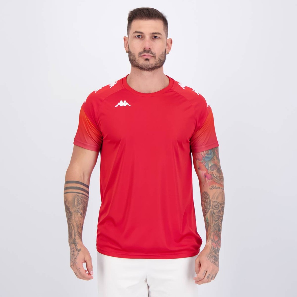 Camiseta Kappa Bearr Vermelha - Men Clothes