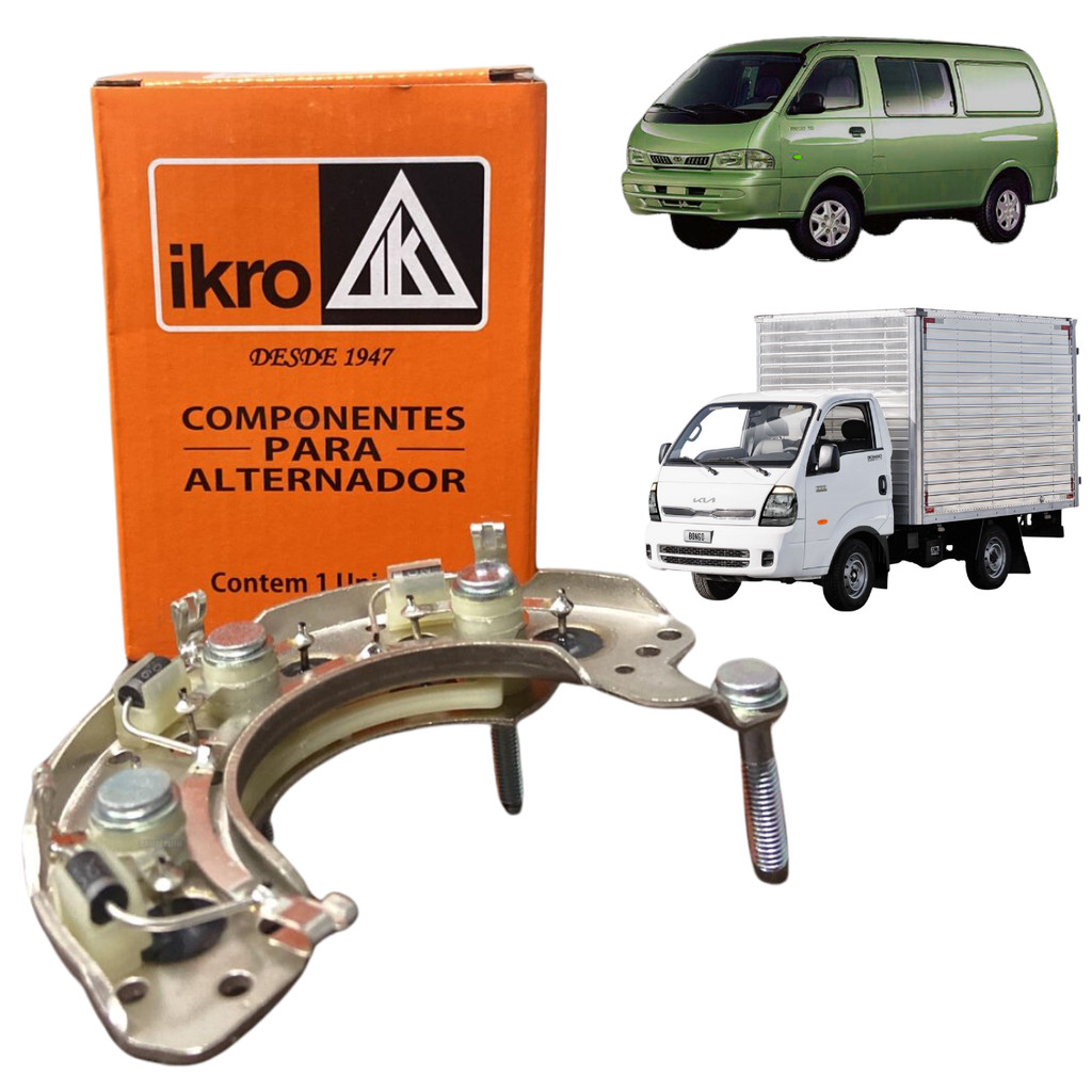Placa De Diodo Kia Besta E Bongo Com Alternador De 80 E 85a em Oferta na Shopee