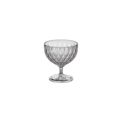 Taça para Sobremesa 350 ml Plástico Incolor Glamour Plasútil