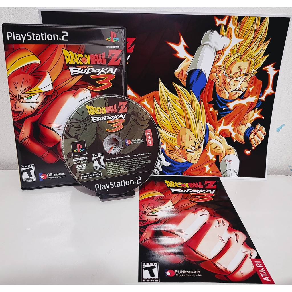 Dragon Ball Z Budokai 3 com Poster / PS2