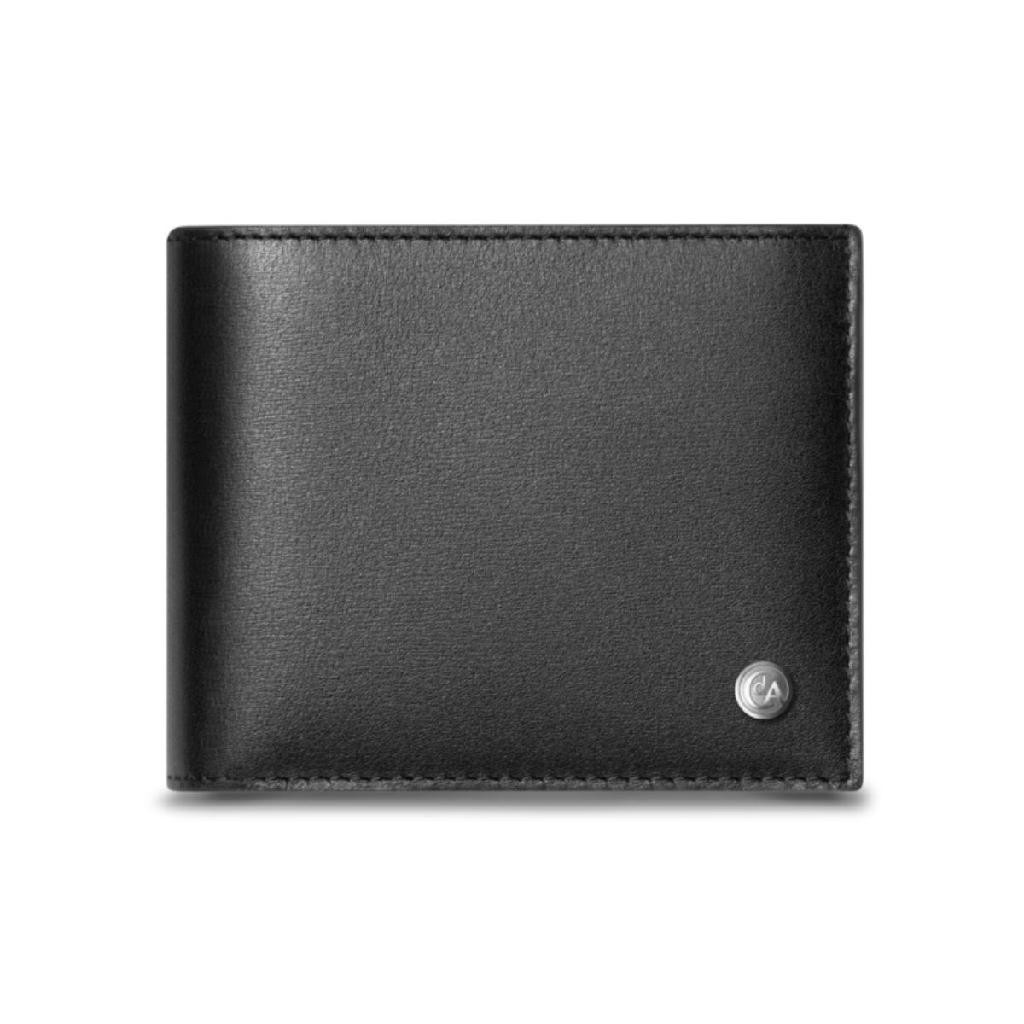 Carteira Bifold Clássica em Couro Caran d'Ache 8 Cartões