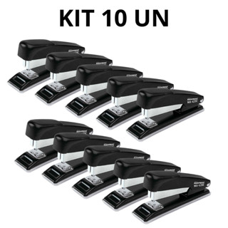 Kit 10 Grampeador Metal 20 Folhas MX-G20C 714465 Maxprint em Oferta na Shopee