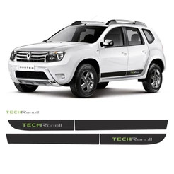 Kit Faixa Lateral + Adesivo Traseiro Duster Tech Road II