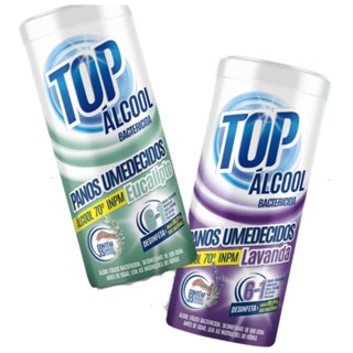 Panos Umedecidos Álcool Bactericida 70 Limpeza Em Geral Pote Com 35 Unidades em Oferta na Shopee
