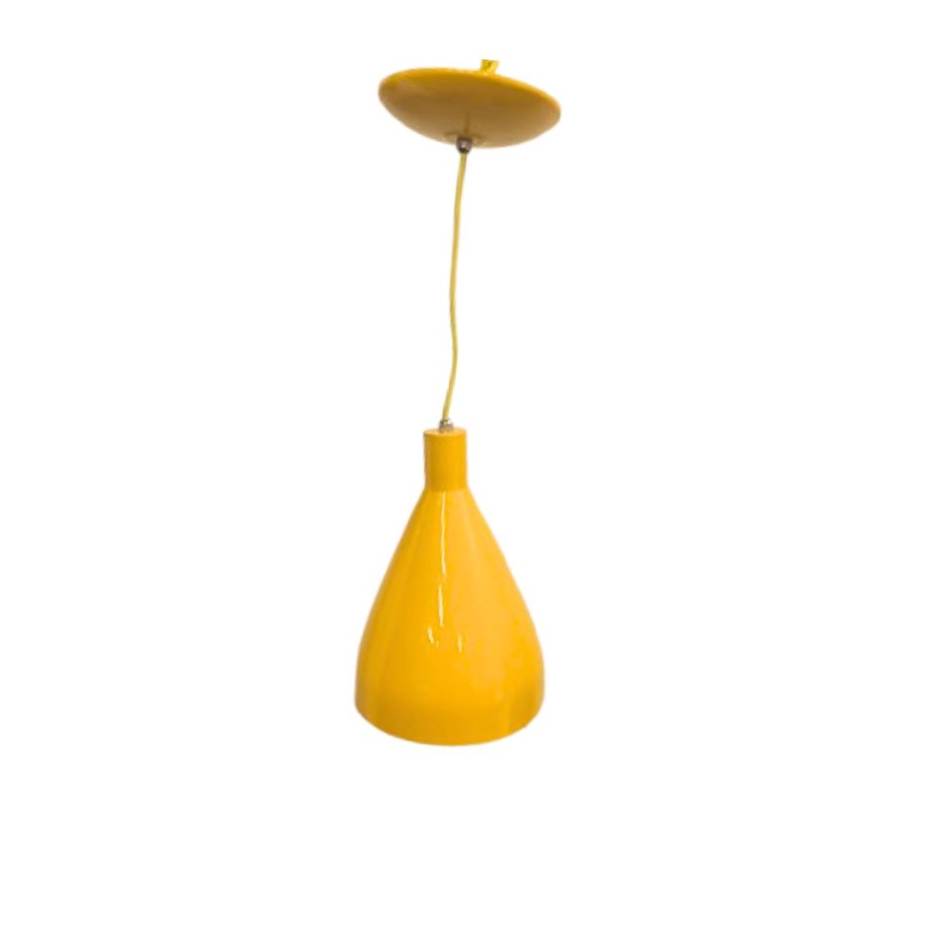 Luminaria Pendente Baiana 1043/AM Amarelo Preimelight