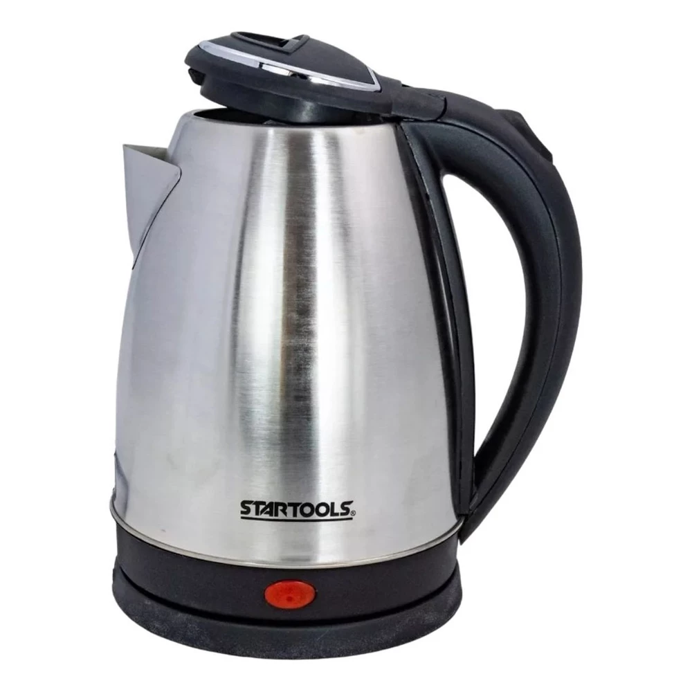 Chaleira Elétrica Inox 2L 127V Desligamento Automático Ferve Água Base Girátória