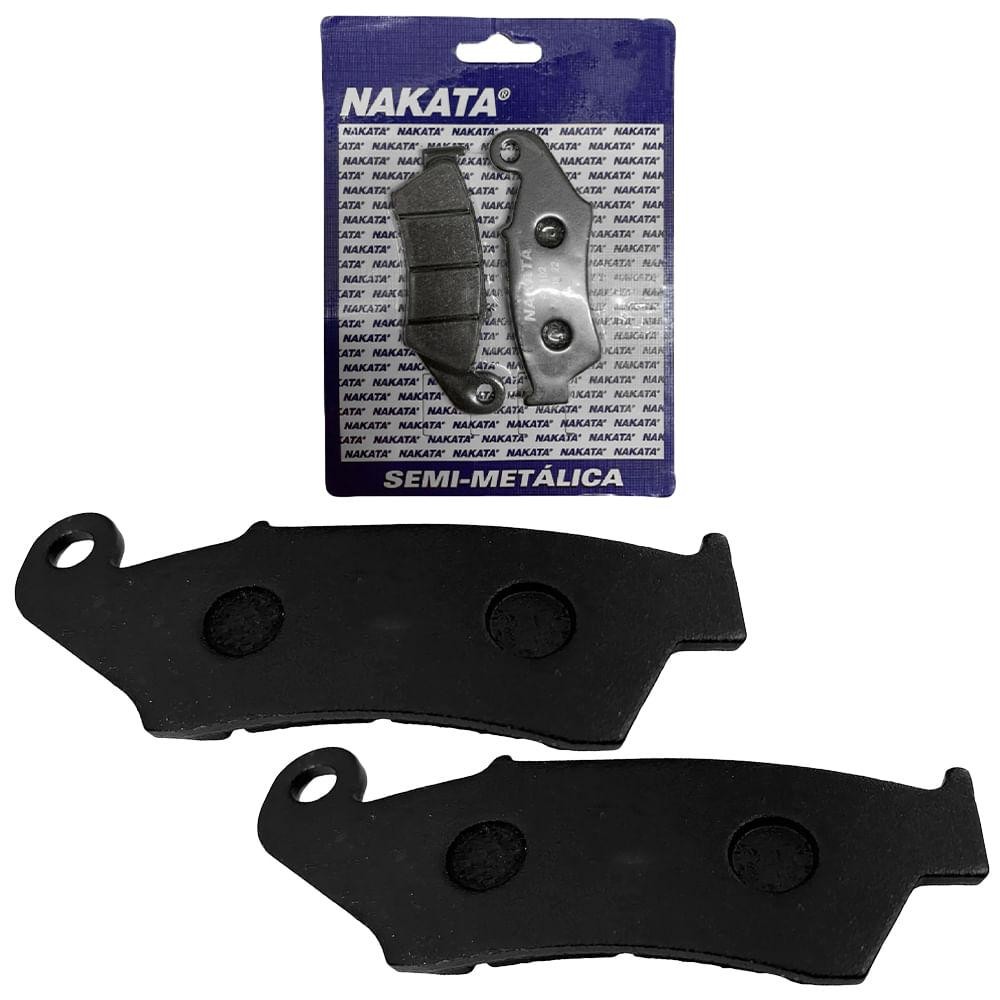 Pastilha Freio Moto Dianteiro Biz XRE NX4 NAKATA PM102 em Oferta na Shopee