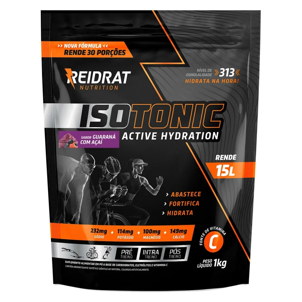 Isotônico Refil 1kg Reidrat Nutrition Guaraná Com Açaí em Oferta na Shopee