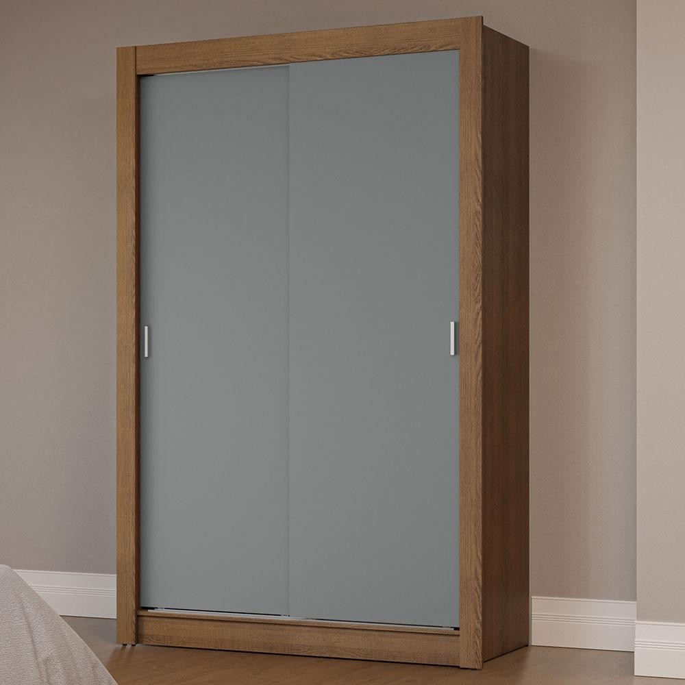 Guarda-Roupa Solteiro 2 Portas de Correr Milano Madesa