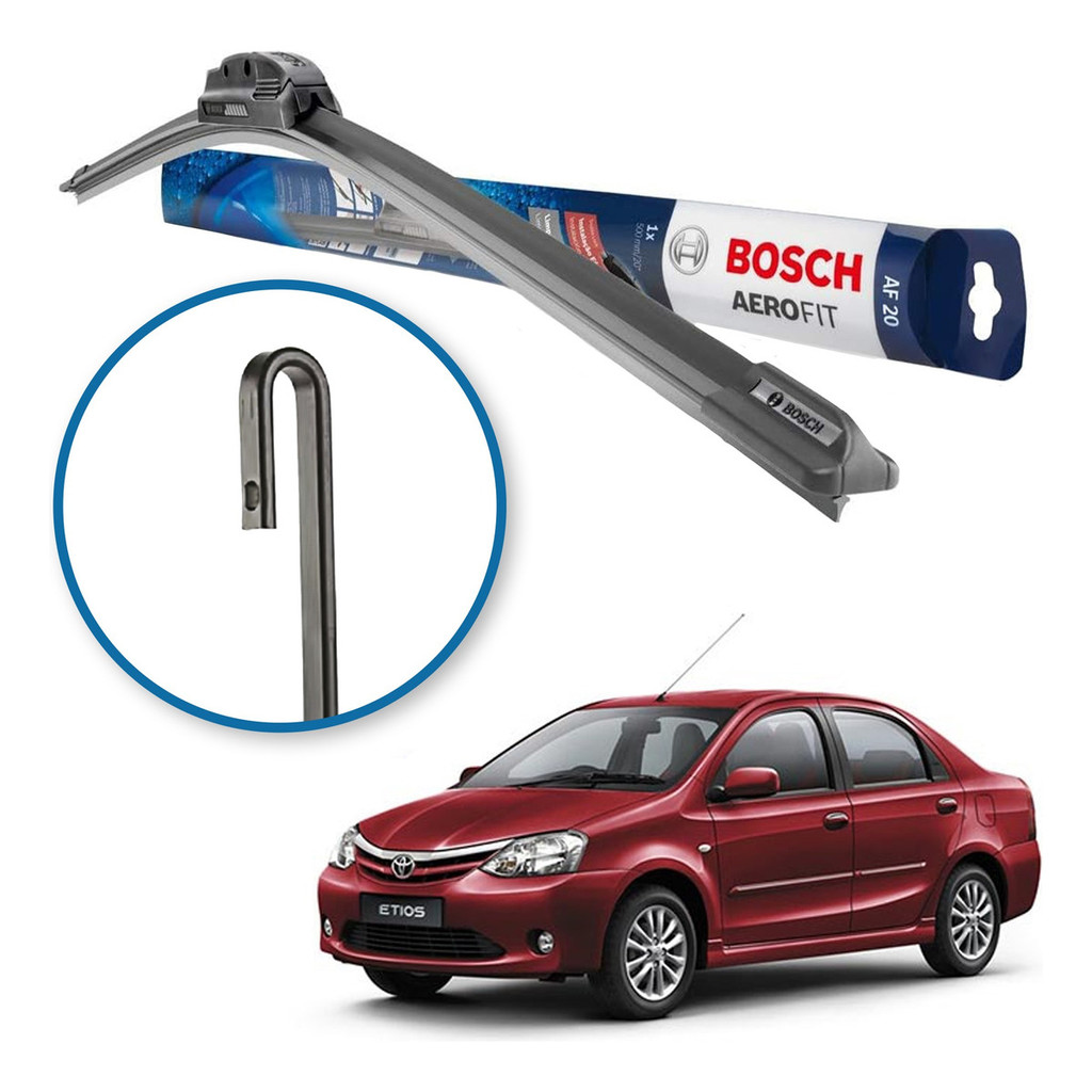 Palheta Limpador Paleta Parabrisa Bosch Toyota Etios 2012 A 2018 em Oferta na Shopee