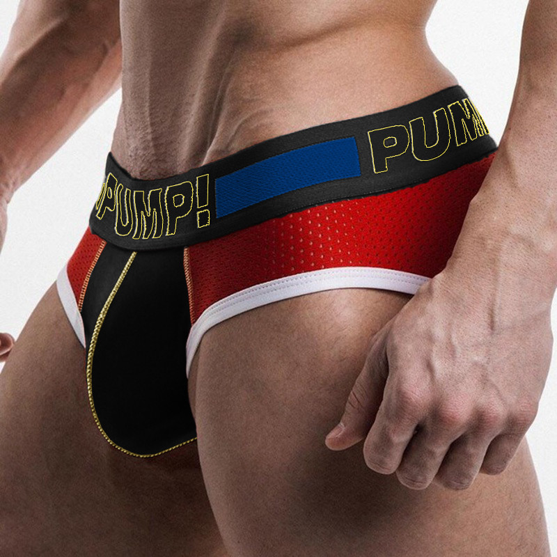 [CMENIN Loja Oficial] Breve Para Homens (1 Peça) Bomba Apertada Poliéster Sexy Cueca Masculina Cuecas Jockstrap Nova Che