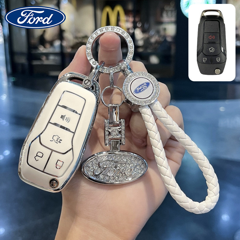 Capa Para Chave De Carro Ford Adequada KA + 14-21/2014 Fusão 14-20 TPU Chaveiro