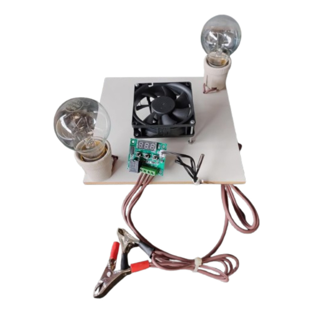 Kit Completo Para Aquecimento De Chocadeira Para Bateria De Carro De 12 Volts